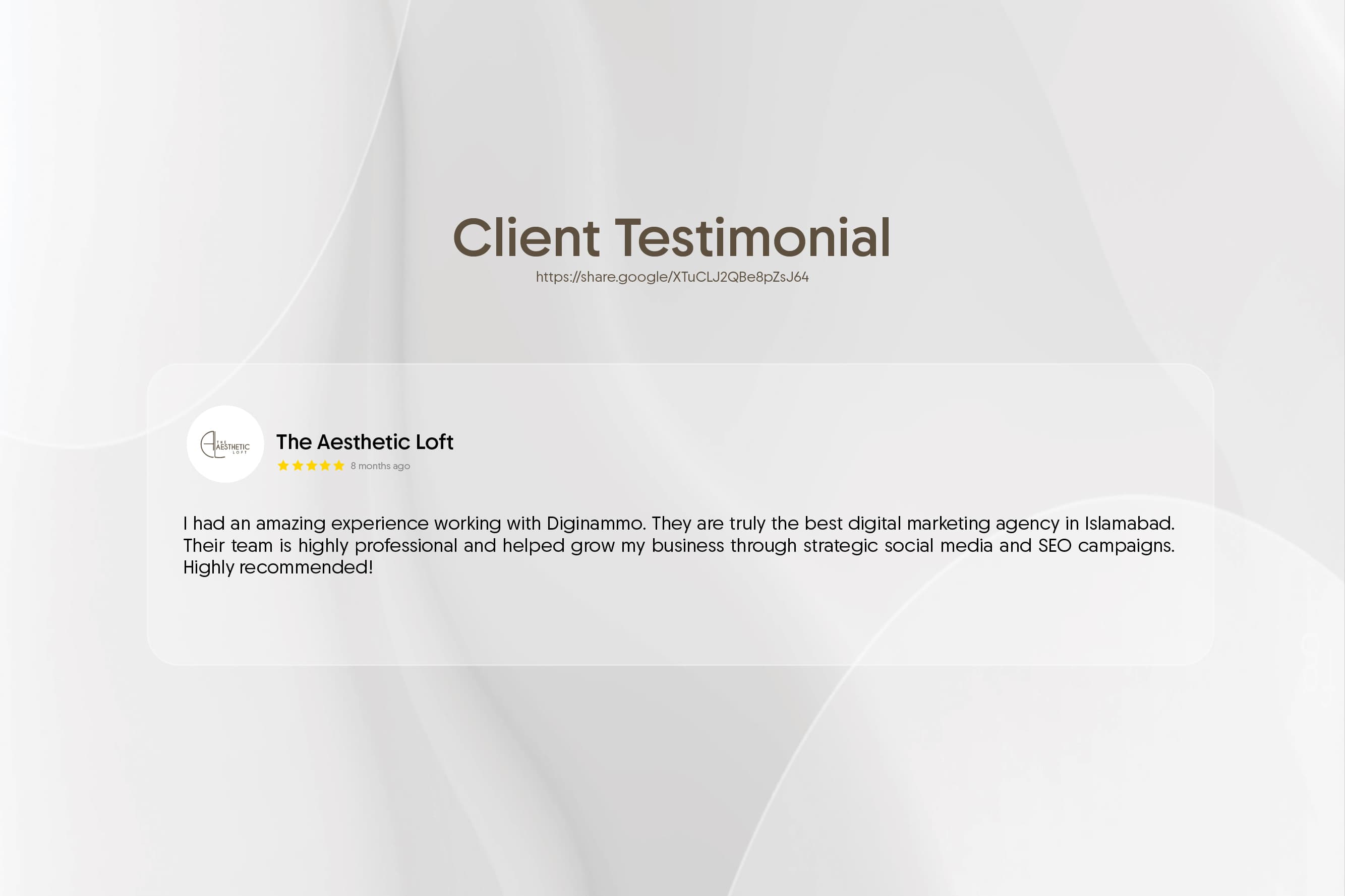 The Aesthetic Loft case study page 13
