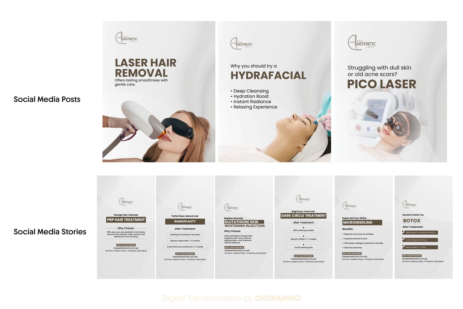 The Aesthetic Loft branding visual 2