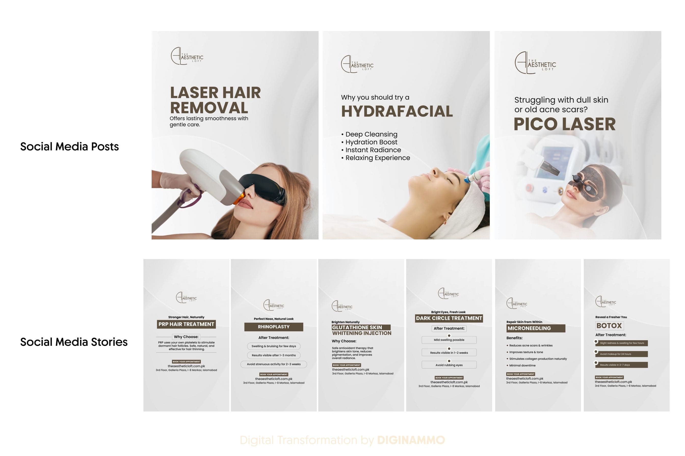 The Aesthetic Loft case study visual 2